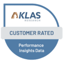 KLAS Research Customer Rated Performance Insights Data
