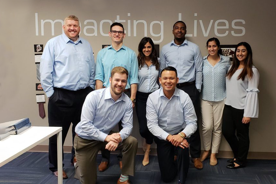 Group of medix professionals office setting