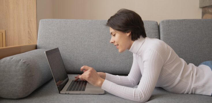 woman-working-remotely