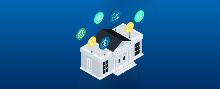 Healthcare organization with connected technology and governance systems