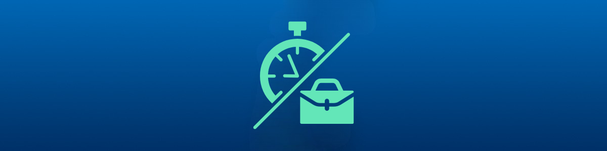 Illustration comparing time and work for contract and full-time hiring