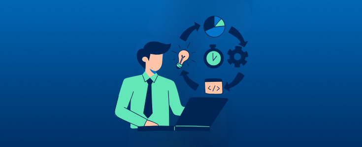 Project manager coordinating technology, timelines and project priorities
