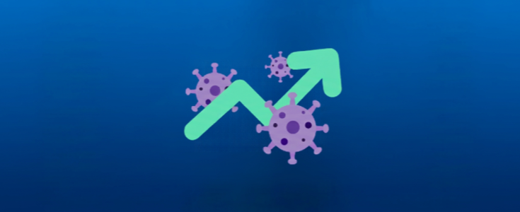 illustration of illness surge
