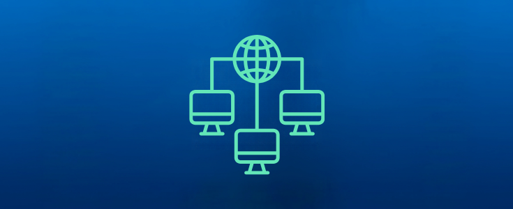 illustration of a connected technology ecosystem